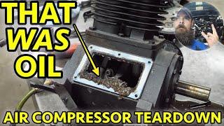 CARNAGE Failure To Maintain An Air Compressor Leads to MASSIVE FAILURE Teardown W@BeardedFordTech