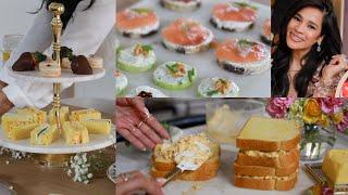 3 Tea sandwich recipes  - Cucumber tea sandwich Lox Rounds