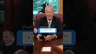 Voicemail from Biden #funny #meme #putin #worldpolitics #путин #biden #duet #joebiden #байден