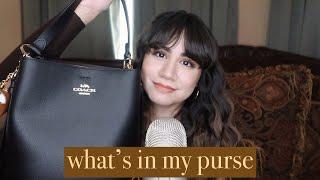 asmr  whats in my bag whispered