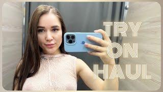 4K TRY-ON-HAUL WITH ANNA LITTLE  TRANSPARENT CLOTHES