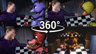 360° FNAF3 Mini Game Compilation - Animatronic Perspective View SFM VR Compatible