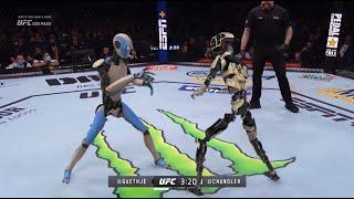 UFC Real Steel Robot Fight  Wonder Dynamics AI  Test footage