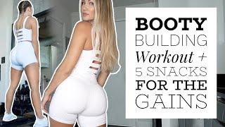 Booty Building Workout + 5 Healthy Snacks for Gains  Casi Davis