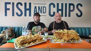 LARGE FISH & CHIPS CHALLENGE - YOU TWO ARE THE GREATEST EATERS EVER...