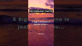 5 Signs someone is jealous of you...  Psychology Facts  #shorts