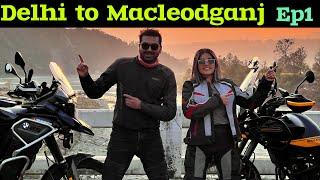 Himachal Ride begins w @deepranjansachan  Macleodganj me full adventure hogaya 