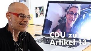 Interview zu Artikel 13 mit Nadine Schön CDU  dieserdad