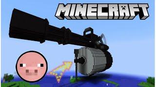 Minecraft  How to make a machine gun with @MAGMAMUSEN  Tutorial   Minecraft tutorials