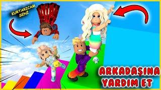 ARKADAŞINA YARDIM ET KAHRAMAN OL ‍️ EKİP GÜCÜ İLE OYUNU GEÇMEYE ÇALIŞ  ROBLOX Kahraman Olun 