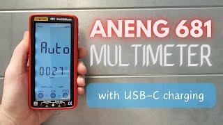Aneng 681 Multimeter with USB-C Charging