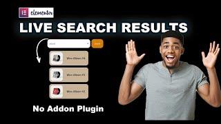 Elementor Pro Product Live Search Result  No Addon Plugin Needed  Tips & Tricks