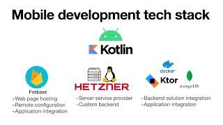 Mobile development tech stack for scaling up the application.