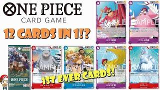 12 Characters for the Cost of 1? BIG New Characters 1st EVER Cards One Piece TCG News