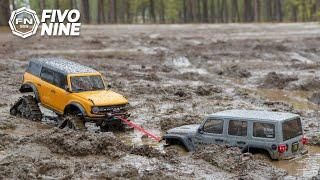 Traxxas TRX4 Bronco Winch rescue Axial SCX10 III  Fivo Nine Adventures