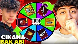 ÇARKI ÇEVİR... ÇIKAN SANDIĞI TAKİPÇİNİN HESABINA AÇIP FULLE DESTANSI GÖSTERİŞ YAPTIK PUBG Mobile