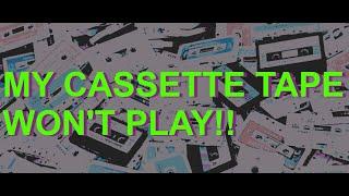 DRAGGING CASSETTE TAPE? WONT PLAY? SOUNDS AWFUL? -- 2 REPAIR METHODS -- COMPARED SIDE BY SIDE