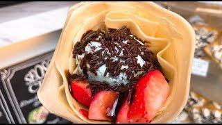 Icecream CrepeJapan Street Food Shinjuku Japan