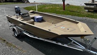 Seaark 2072 Shadow top quality fresh water fishing boat woutboard jet conversion by Ducky’s Boats