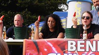 Sid Barber  Chilli Eating Competition  Benington Chilli Fest  24th August 2019