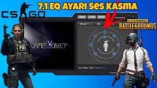 Rampage Gamepower James Donkey Pubg Cs Go İçin 7.1 Ayarı Ve Eq Ayarı