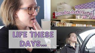 Where Im At Right Now  decluttering RCIA mom life boredom  VLOG - Mommy Etc