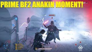 For a brief moment we saw a PRIME Anakin Poor Vader didnt deserve that SWBF2