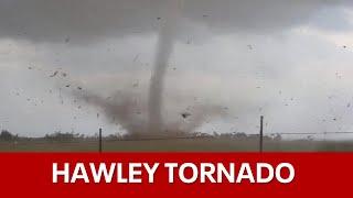 Hawley tornado caught on camera by Texas storm chaser