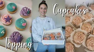 Cupcakes dekorieren - verschiedene Spritztechniken - alle Tüllen