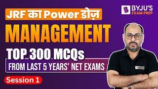 UGC NET Management Previous 5 Years Solved Papers Session 1  Sourabh Sir  UGC NET BYJUS