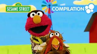 Sesame Street Elmos Farm Animal Songs  1 Hour Animal Compilation