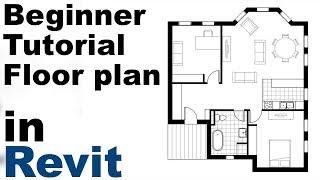 Revit Beginner Tutorial - Floor plan part 1