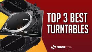  TOP 3 BEST VINYL TURNTABLES 2021  COMPARISON & REVIEW 