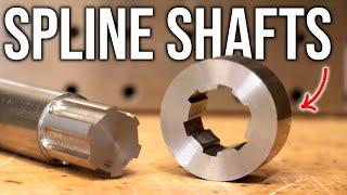 Making Spline Shafts For a GEARBOX Internal Splines too