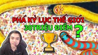 Trực Tiếp  Kẹo Ngọt phá kỷ lục game WORMATE đạt 30 triệu điểm  RẮN SĂN MỒI