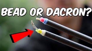 How To Tie Dacron Connectors and The Direct Bead Connection  Pole Fishing Tips