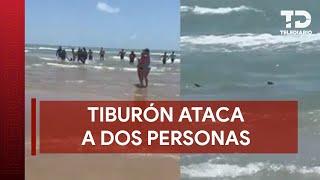 Tiburón ataca a dos personas en la Isla del Padre Texas