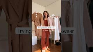 Getting dressed with me Sezane Winter Holiday Look #grwm #minimalist