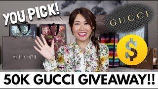 GUCCI UNBOXING 50K GIVEAWAY - YOU PICK GUCCI BAG OR CASH? NOW CLOSED