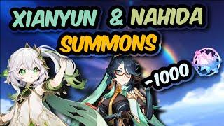 THE CRAZIEST VIEWER SUMMONS EVER  1000 SUMMONS FOR NAHIDA AND XIANYUN