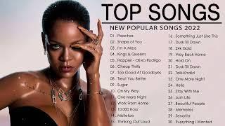 Top Hits 2022 Video Mix CLEAN Bilie Eilish Ed Sheeran Adele  Taylor Swift Dua Lipa Maroon 5