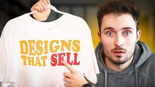 How I Make Top Selling T-Shirt Designs 2023 No Skill