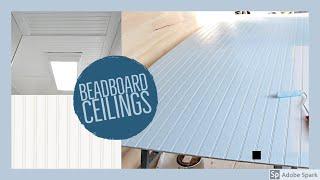 How to Install Beadboard to a Ceiling Yourself - EASY