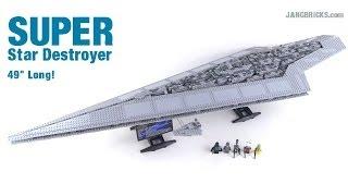 LEGO Star Wars Super Star Destroyer review 4 feet long set 10221