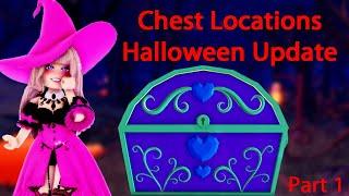 EASY GUIDE CHEST LOCATIONS Wickery Cliffs And Blackwood Cavern Royale High Halloween Update Part 1