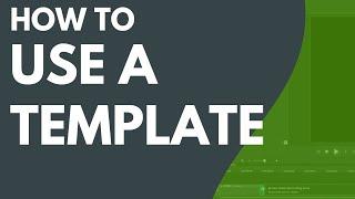 How to Use a Template in Camtasia