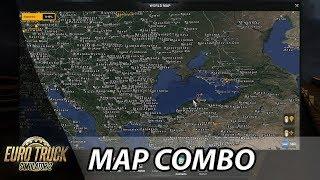 ETS2 1.36  PM 2.43 + RM 2.0 + GS 1.3 + Road to Aral 1.2 + 9 Maps  Map Combo UPDATE