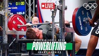  LIVE Powerlifting World Classic Open Championships  Mens 93kg & Womens 76kg Group A