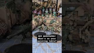 GET MOTIVATED TO PAINT Whats on your painting table? #warhammer #40k #gamesworkshop #cadia