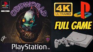 Oddworld Abes Oddysee  PS1  4K60ᶠᵖˢ UHD 100% Longplay Walkthrough Playthrough Full Movie Game